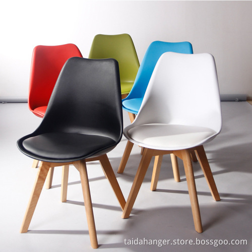 2016 New Model Plactic and Woodden Molded Plywood Backrest Lounge Chair For Dining Room